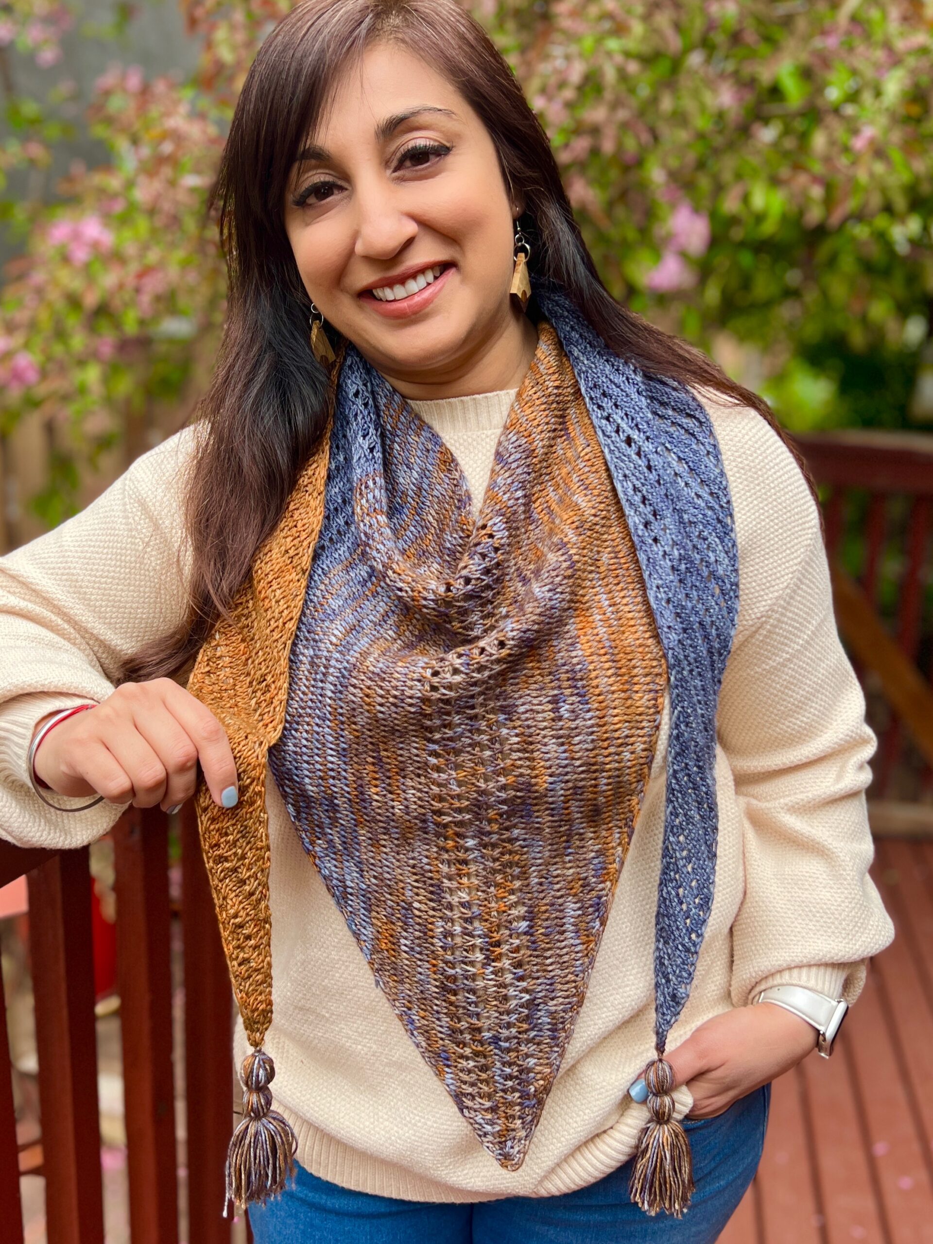 The Coalescing Shawl - A Tunisian Crochet Pattern - The Crafty